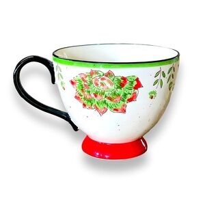 World Market Hand Painted Succulent
Mug 13 Oz